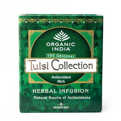 Organic India, Tulsi Sampler Collection, 6 Infusion Bags