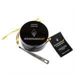 Herbalistas MountainDrop 100% pure natural Mumijo Shilajit resin in a 25g jar showing dark, sticky resin substance.