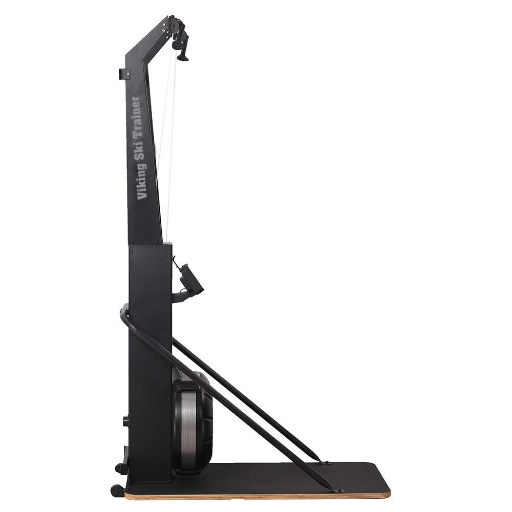 VIKING FITNESS Ski Trainer vertical air rower and ski training system with adjustable handles and textured footplates for indoor ski simulation.