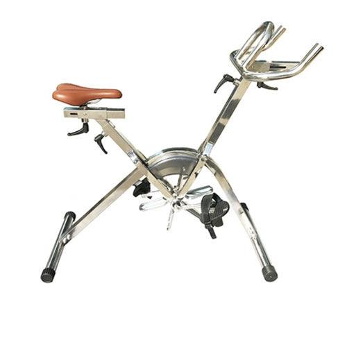 Viking Hydrospin pool fitness equipment, a compact water exercise bike from Viking Fitness, shown in a spin position.