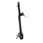 VIKING FITNESS D-6 Electric Treadmill folded for storage, with a digital display and sturdy running belt visible.
