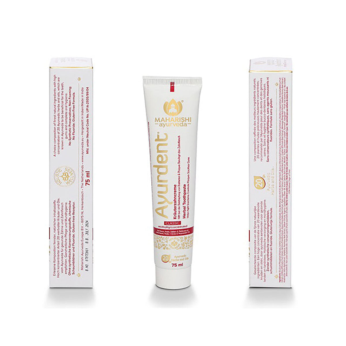 Maharishi Ayurveda, Ayurdent Toothpaste Classic, 75 ml