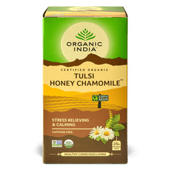 Organic India, BIO Tulsi Honey Chamomile Tea, Caffeine-Free, 25 Infusion Bags
