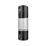 Herbalistas Nord hydrogen water bottle in Horizon Black with 280ml capacity, sleek drink accessory for healthy hydration.
