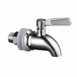 Herbalistas ZeroWater stainless steel tap for 9L water dispenser, featuring a sleek, durable design for dispensing filtered water.