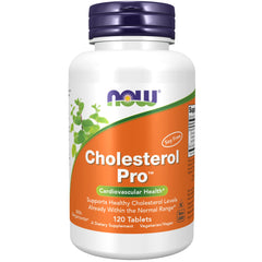 NOW Foods, Cholesterol PRO, 120 tablets - GREEN LIFE CYPRUS