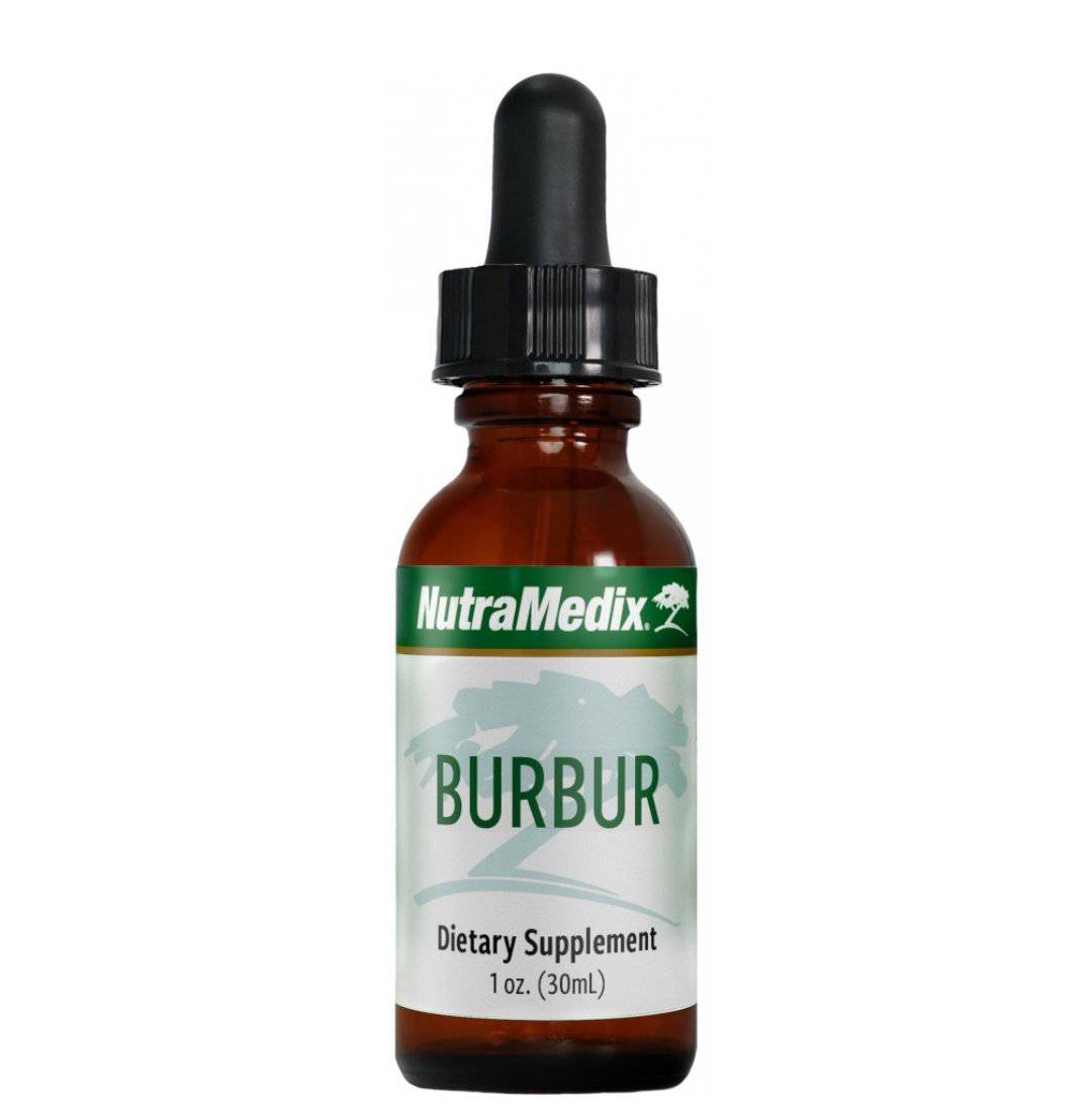 Sentosa Nutramedix Burbur detox supplement bottle and packaging shown in a product image.
