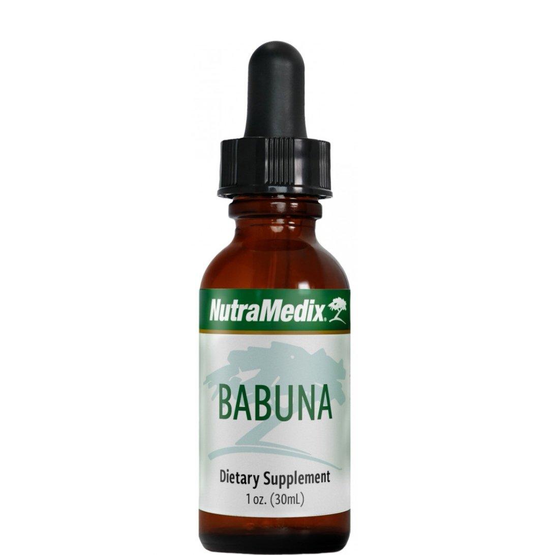 Sentosa Nutramedix Babuna Chamomile Sleep Support supplement bottle with label and cap, designed for promoting restful sleep.