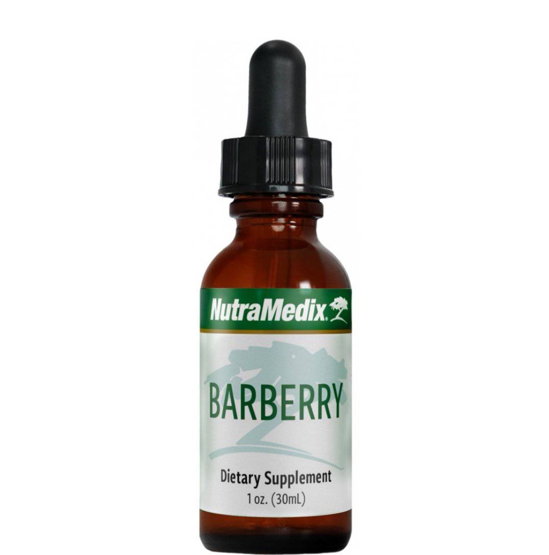SENTOSA Nutramedix Barbary supplement bottle with label displaying microbial defense properties and product details.