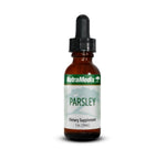 Sentosa Nutramedix Parsley Detox supplement bottle with label showing herbal supplement for detox and cleansing.
