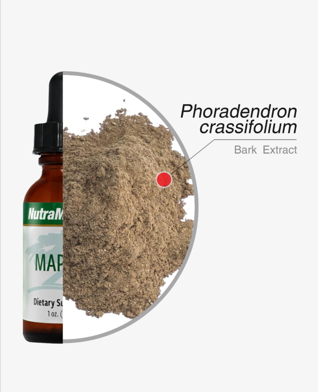 SENTOSA Nutramedix MAPALONEURO SUPPORT supplement bottle with label and capsules on a white background.