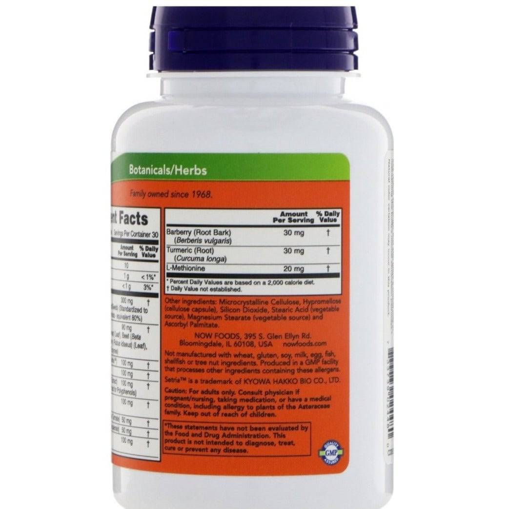 Now Foods Liver Refresh supplement in 90 veggie capsules, featuring natural ingredients for liver support and detoxification.