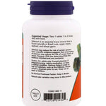 Supplements bottle of NOW Foods Selenium Essential Mineral 100mcg, 250 tablets, dietary supplement for immune support and antioxidant health.