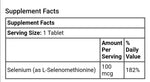 Supplements image showing NOW Foods Selenium Essential Mineral 100mcg, 250 tablets, dietary supplement for immune support.