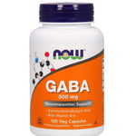Old Products GABA supplement with Vitamin B-6 in 100 veggie capsules, 500 mg of calming amino acid and B-vitamin for relaxation.