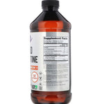 Now Foods Sports L-Carnitine Liquid supplement in citrus flavor, 16 fl oz (473 ml) bottle with a bright citrus label.