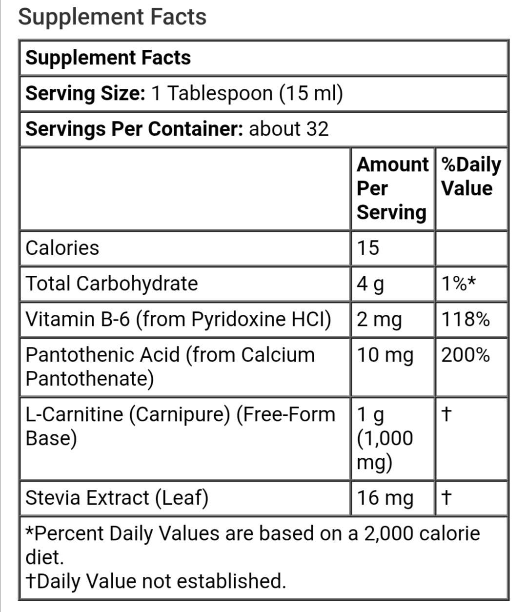 Now Foods Sports L-Carnitine Liquid supplement in citrus flavor, 16 fl oz bottle, 1000 mg per serving, displayed in the image.