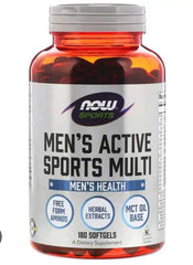 NOW Foods, Men's Active Sports Multi, 180 Veg Capsules