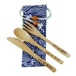 Bamboo Cutlery Set - GREEN LIFE CYPRUS 