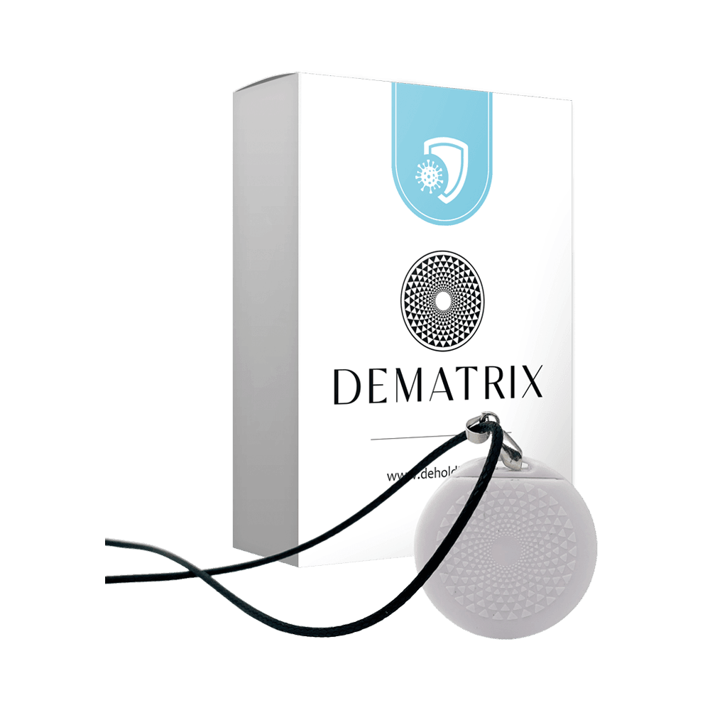 Light blue DeMatrix rehabilitation supplement for recovery after viral infections, by OLD PRODUCTS.